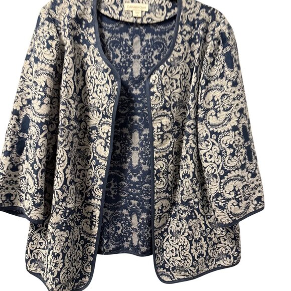 Coldwater creek jacket size 16 blue multi fabric women jacket - Picture 7 of 11